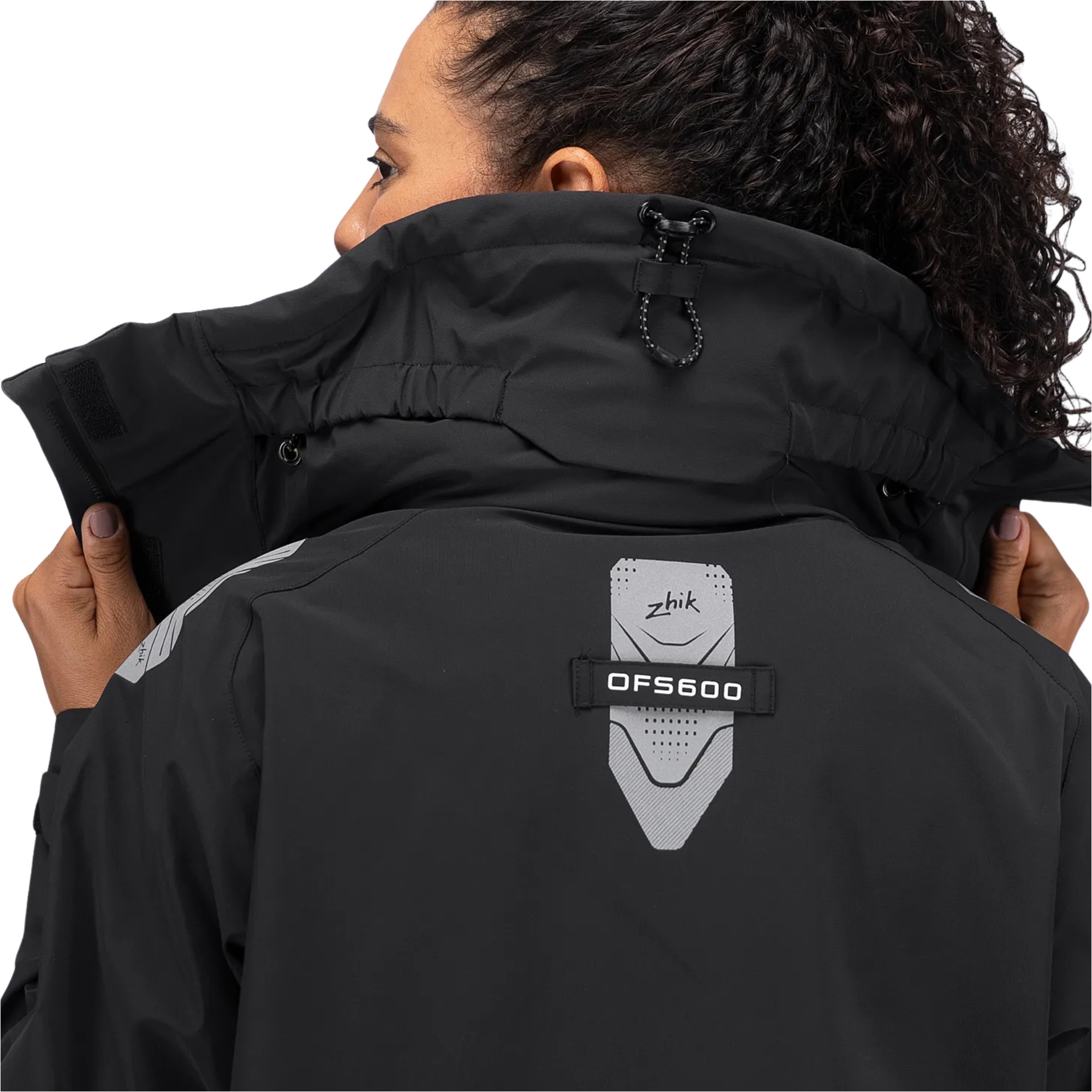 2026 Zhik Womens OFS600 Offshore Cruising Sailing Jacket JKT-0600-W-BLK - Black